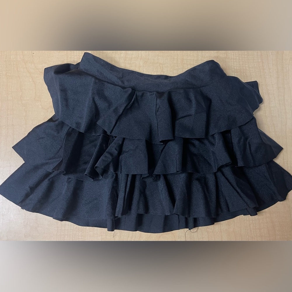 BP designs girls black dance skirt youth medium